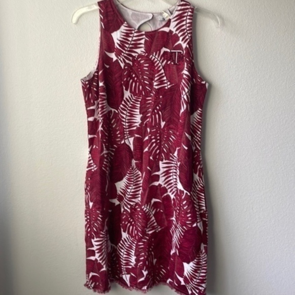 NWT Tommy Bahama Texas A&M shift dress Linen size Small floral
